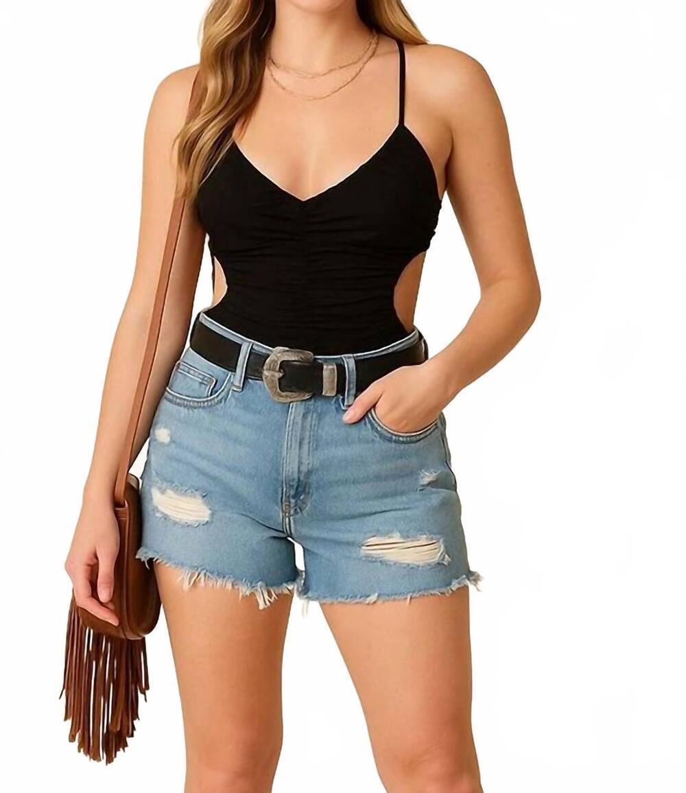NEW TIMING women's wild ride bodysuit in black